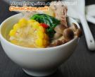 蟹味菇玉米排骨汤